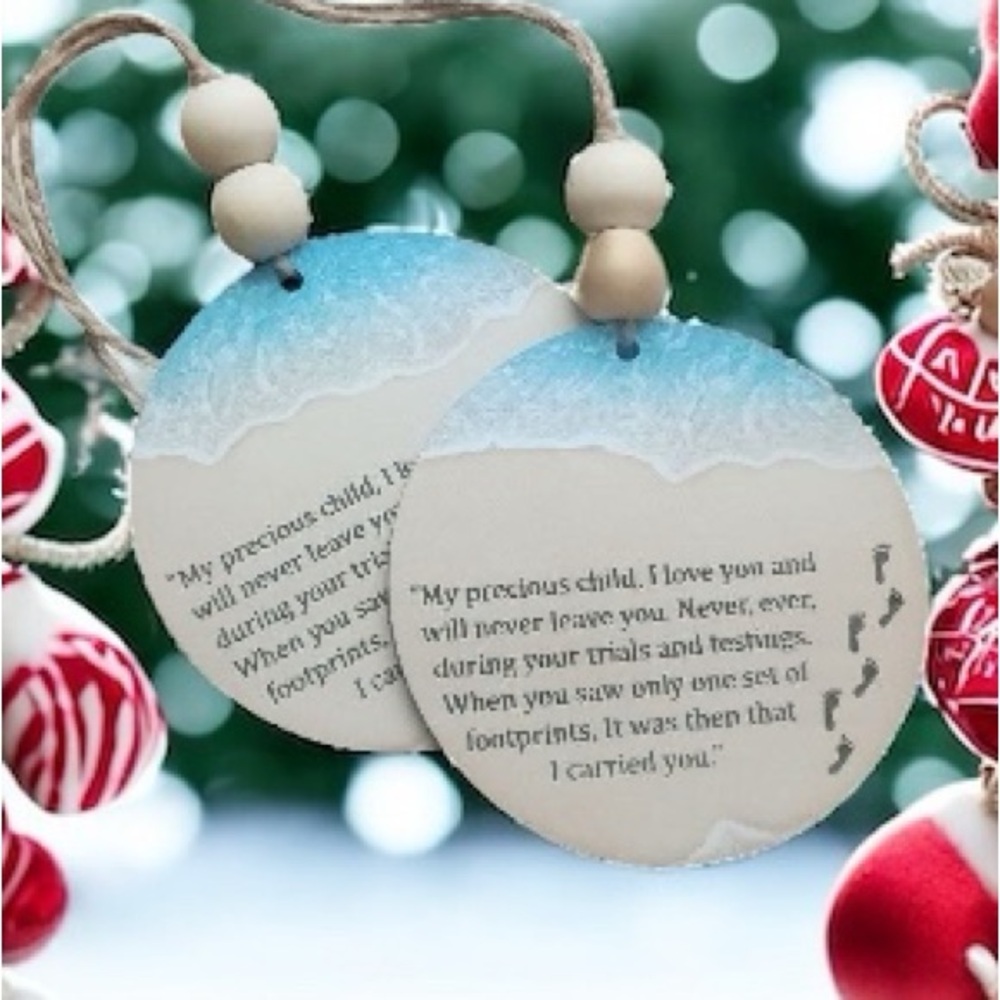 Footprint Ornament